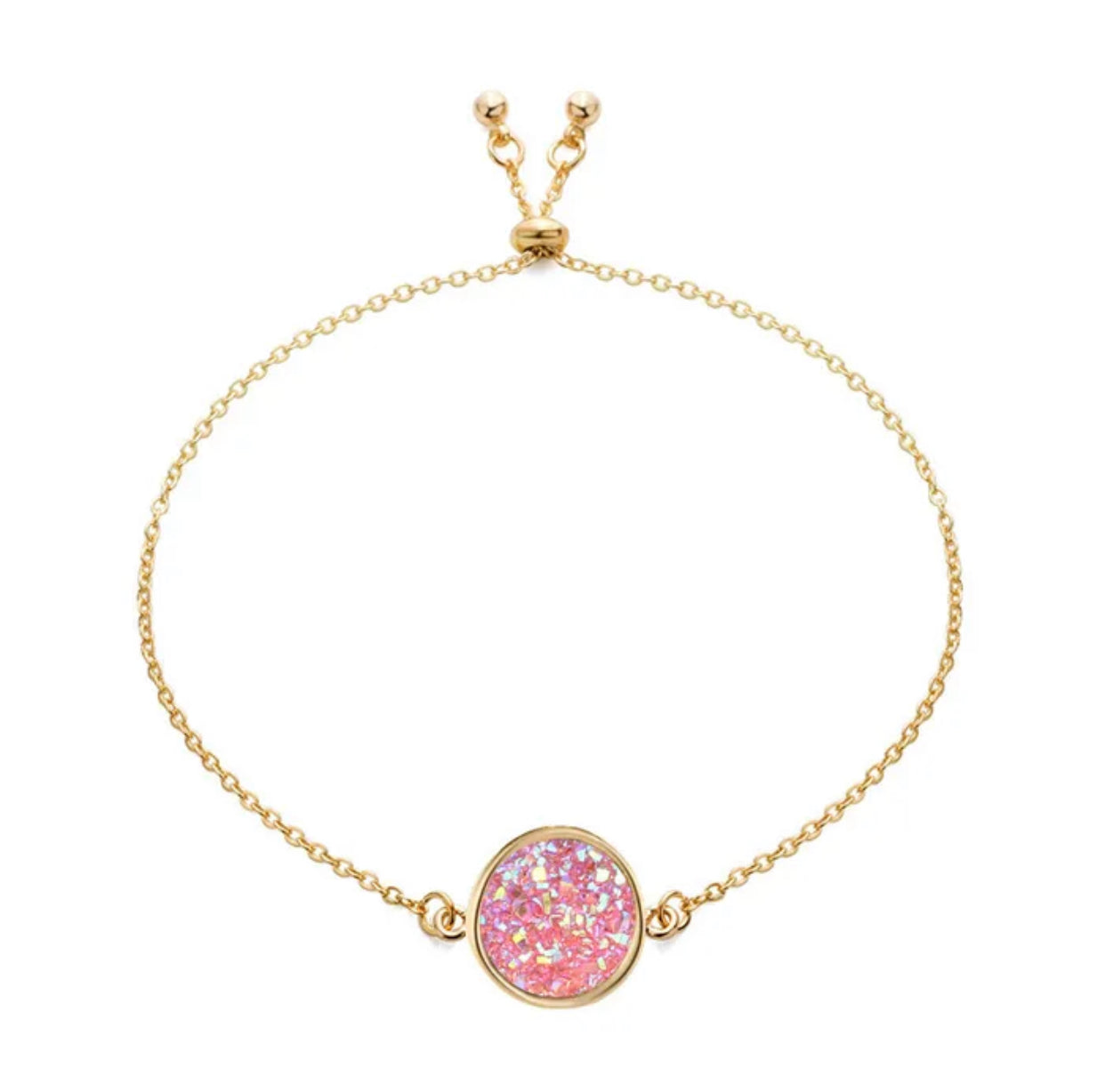 Pastel Pink (Gold) Bracelet